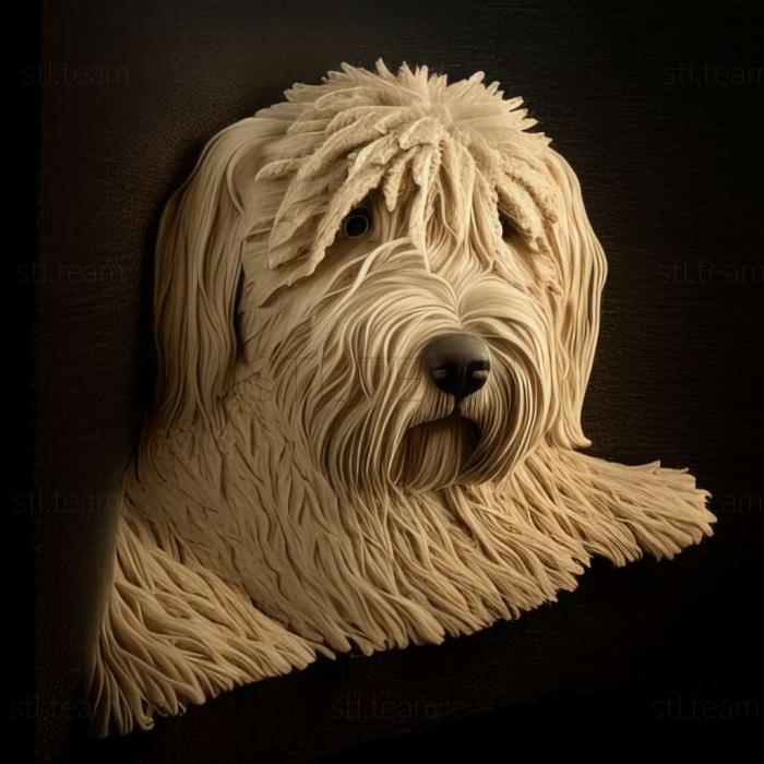 3D model Komondor dog (STL)